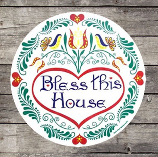 Bless This House Hex Sign